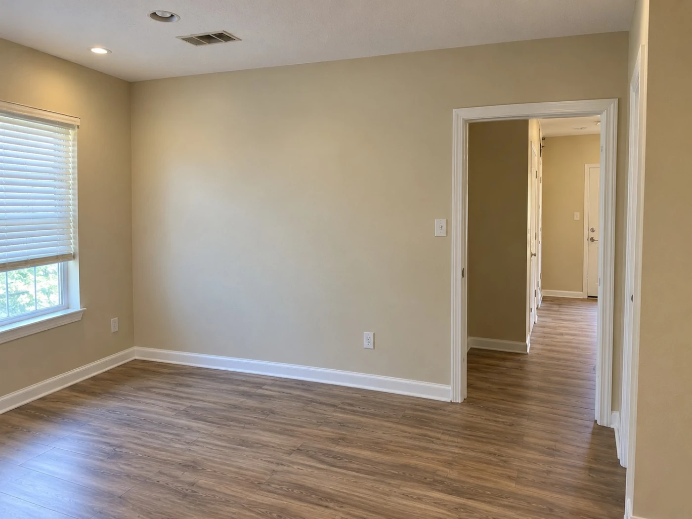 Finished room after the Lewisville interior renovation