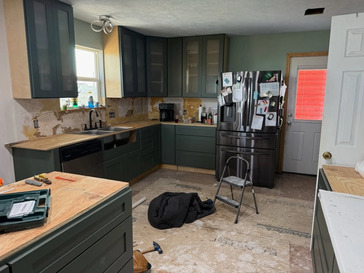 Kitchen after the Red Oak renovation