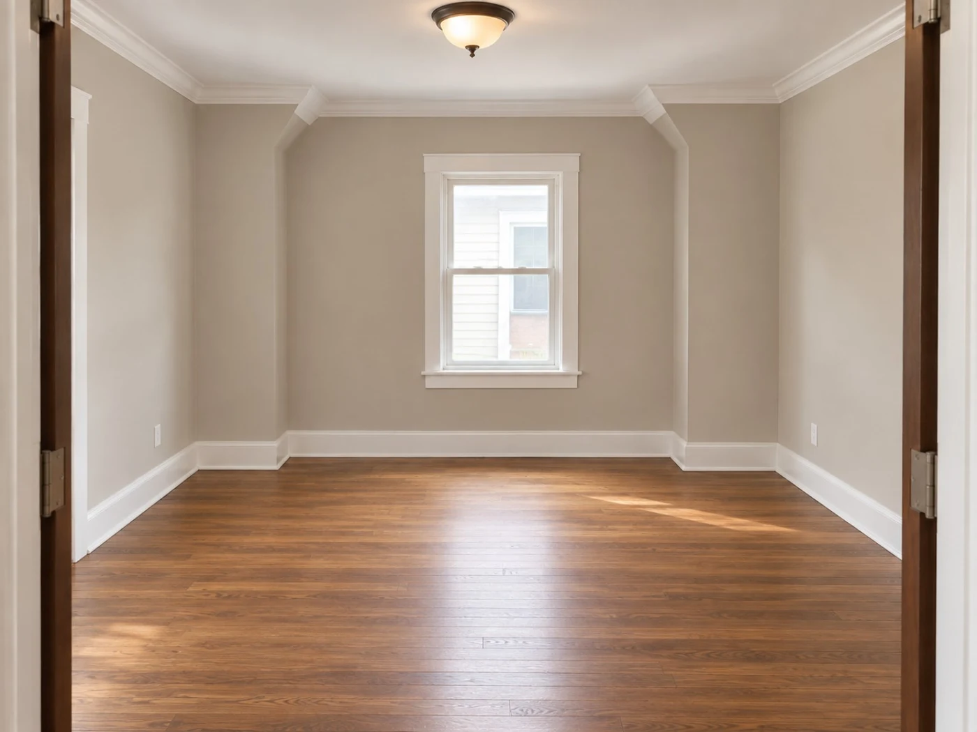 Bedroom after interior painting in West Dallas